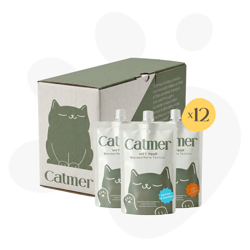 Catmer® 12 wet food pouches