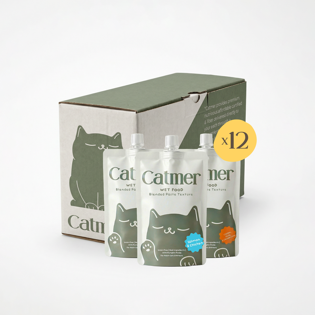 Catmer® 12 wet food pouches