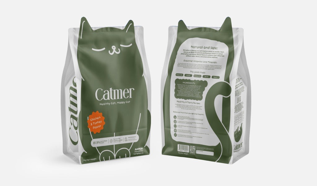 Catmer® Dry Cat Food and Catmer® 6 Wet Food Pouches