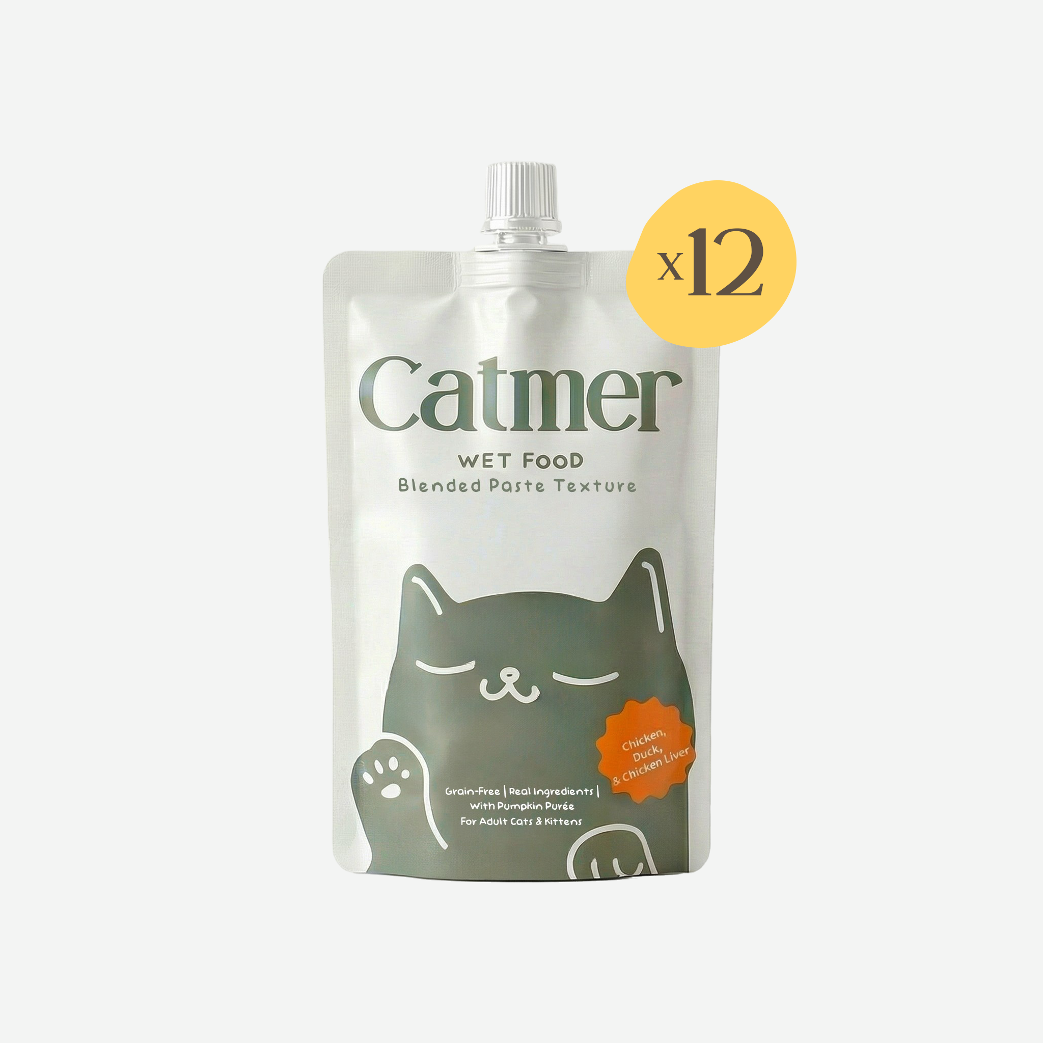 Catmer® 12 wet food pouches