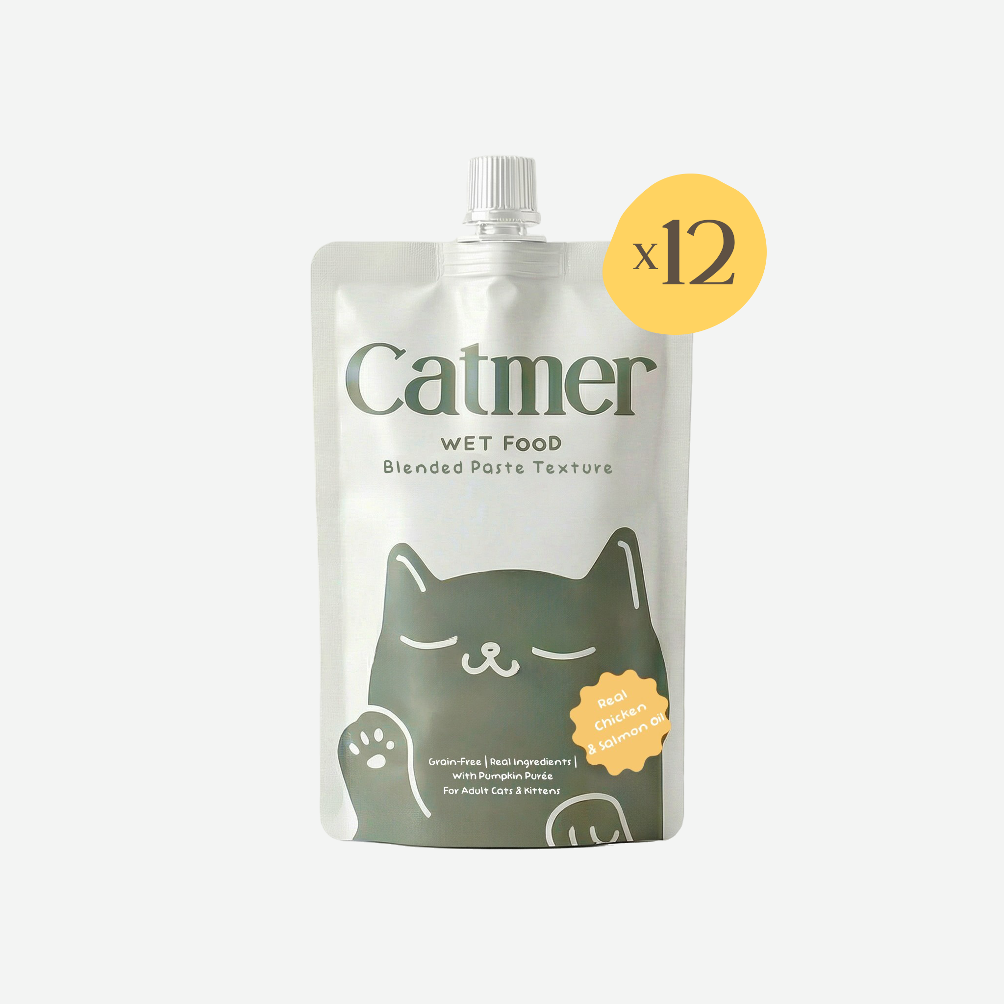 Catmer® 12 wet food pouches